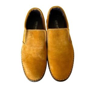 Luigi Batani Italy Brown Leather Size 42 Slip On Loafers